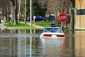 Flood Scene in Puyallup, WA.  Provided by Shirreff Insurance Agency